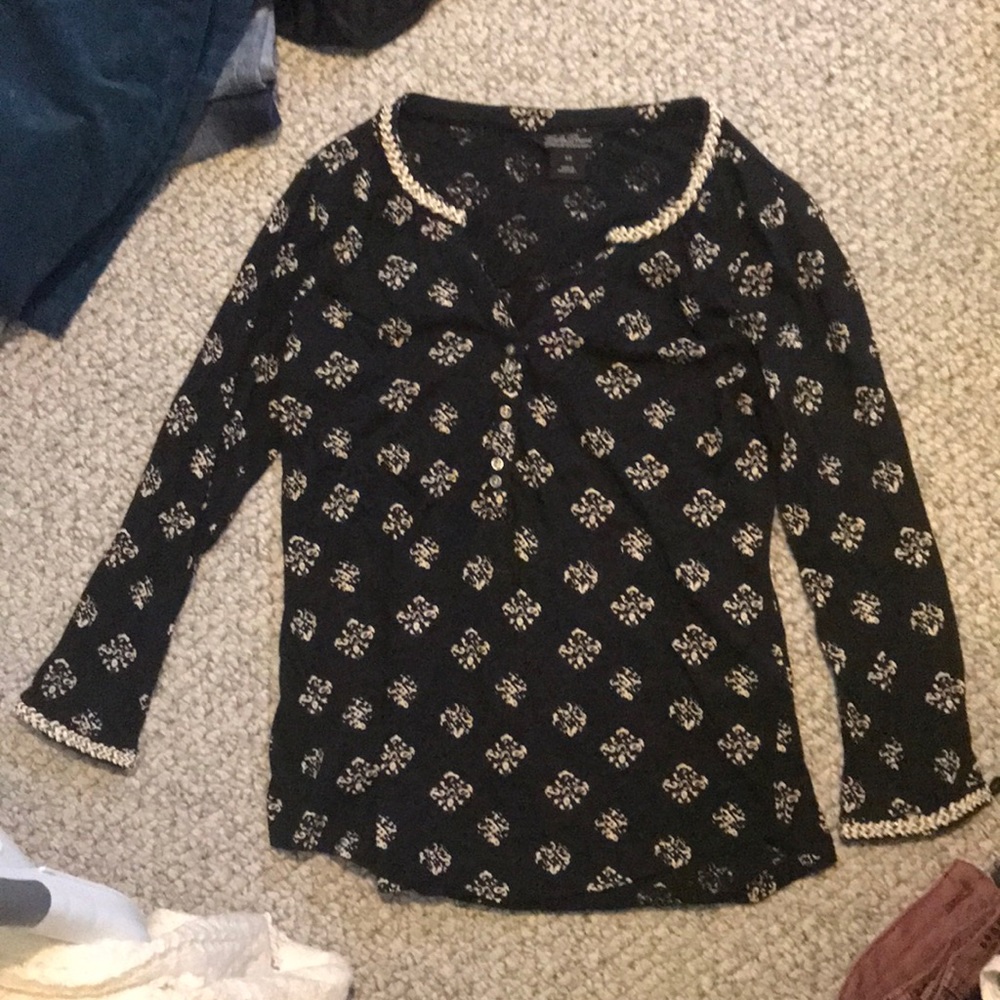 Lucky brand patterned top